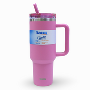Tank Quencher Insulated Stainless Steel Travel Mug 1200ml – Hot Pink