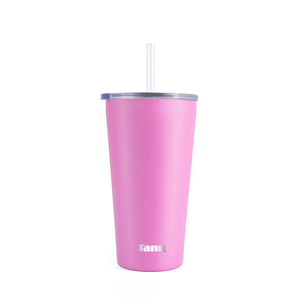 Tank Ice Insulated Stainless Steel Travel Cup 480ml – Bubblegum