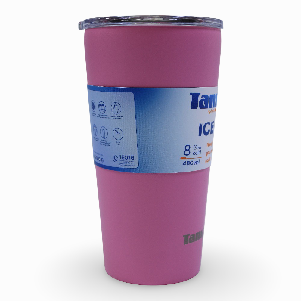 Tank Ice Insulated Stainless Steel Travel Cup 480ml – Bubblegum