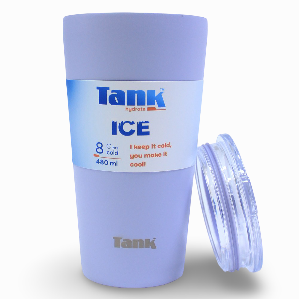Tank Ice Insulated Stainless Steel Travel Cup 480ml – Lavender