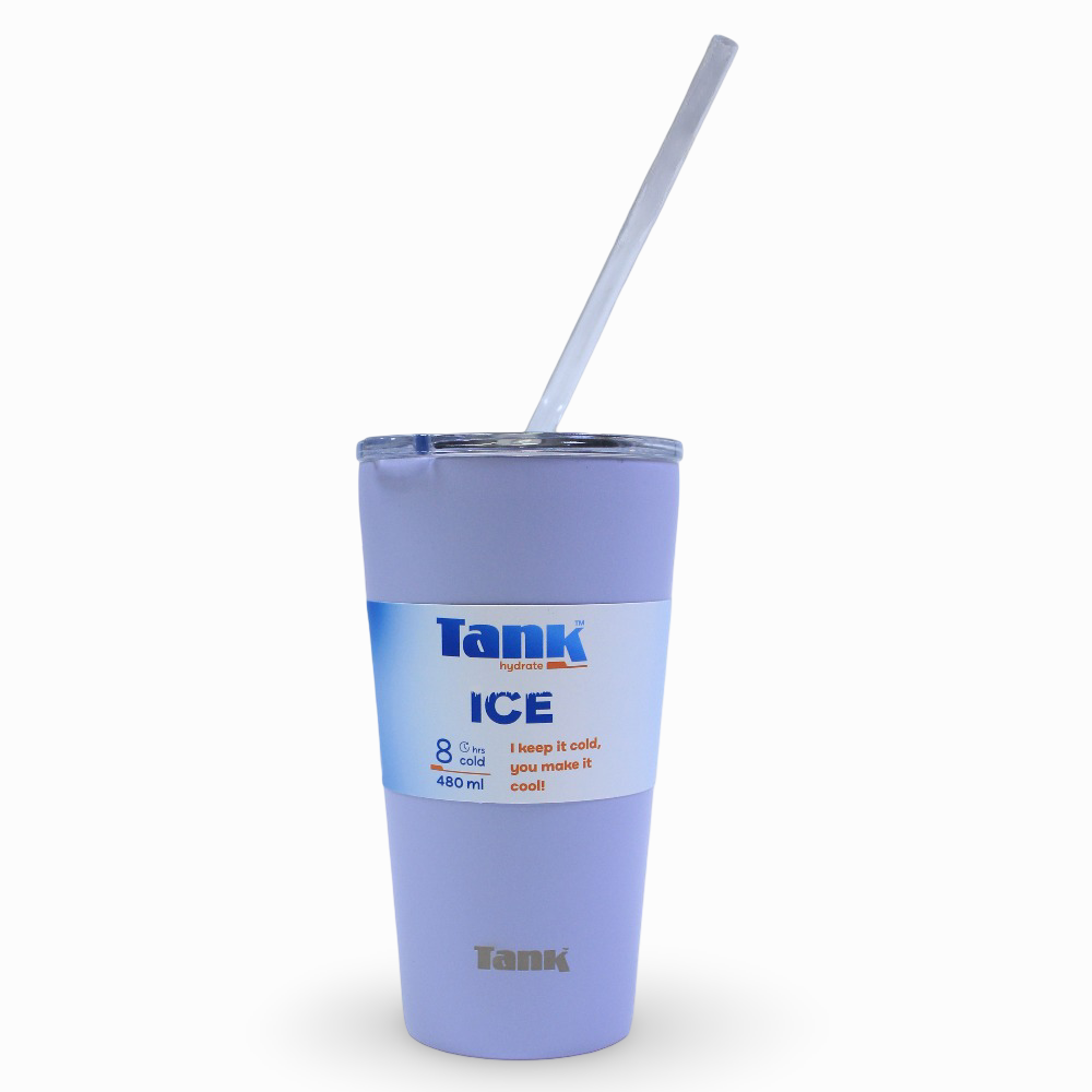 Tank Ice Insulated Stainless Steel Travel Cup 480ml – Lavender