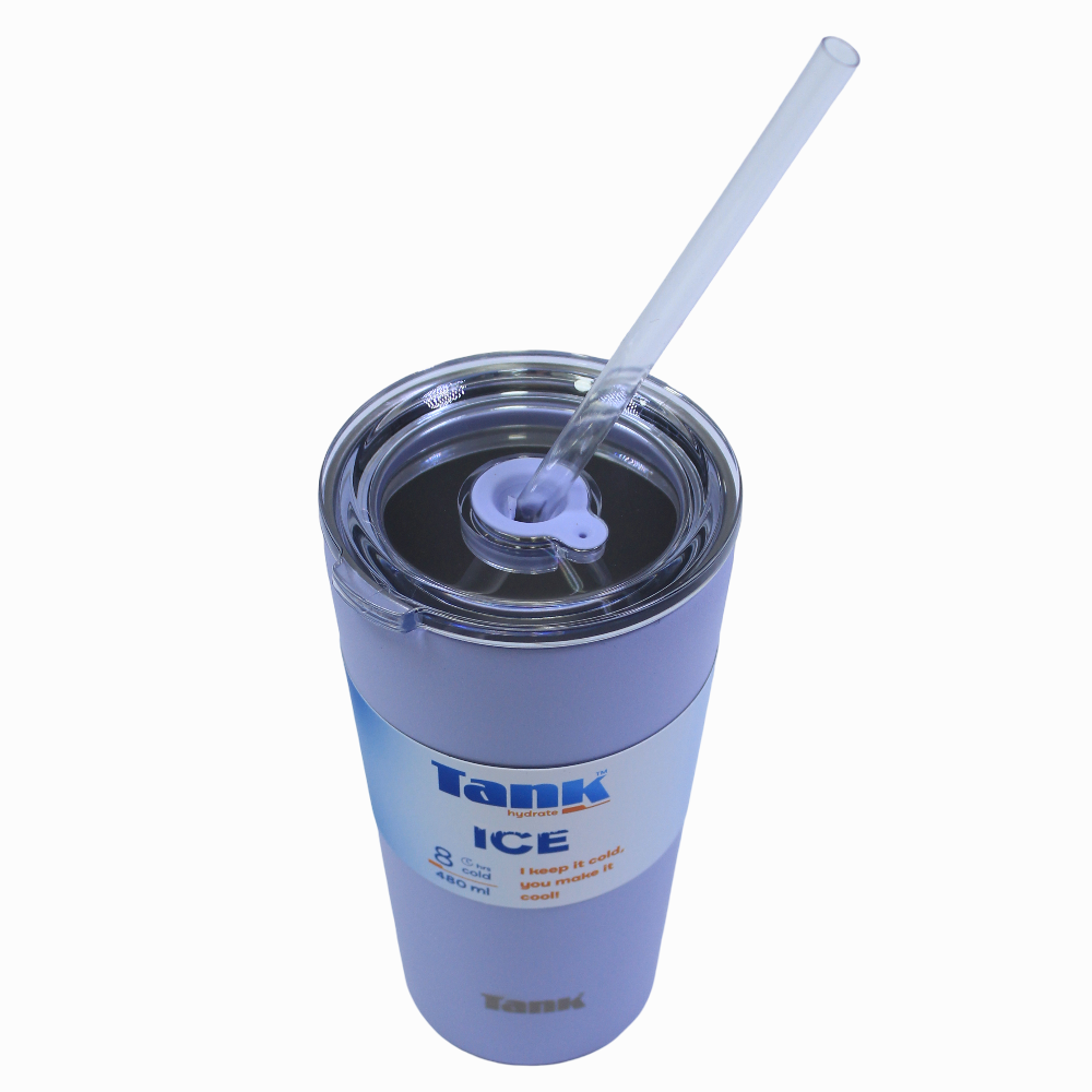 Tank Ice Insulated Stainless Steel Travel Cup 480ml – Lavender