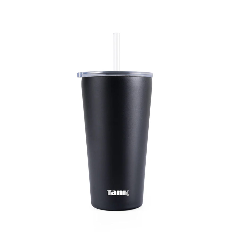 Tank Ice Insulated Stainless Steel Travel Cup 480ml – Black