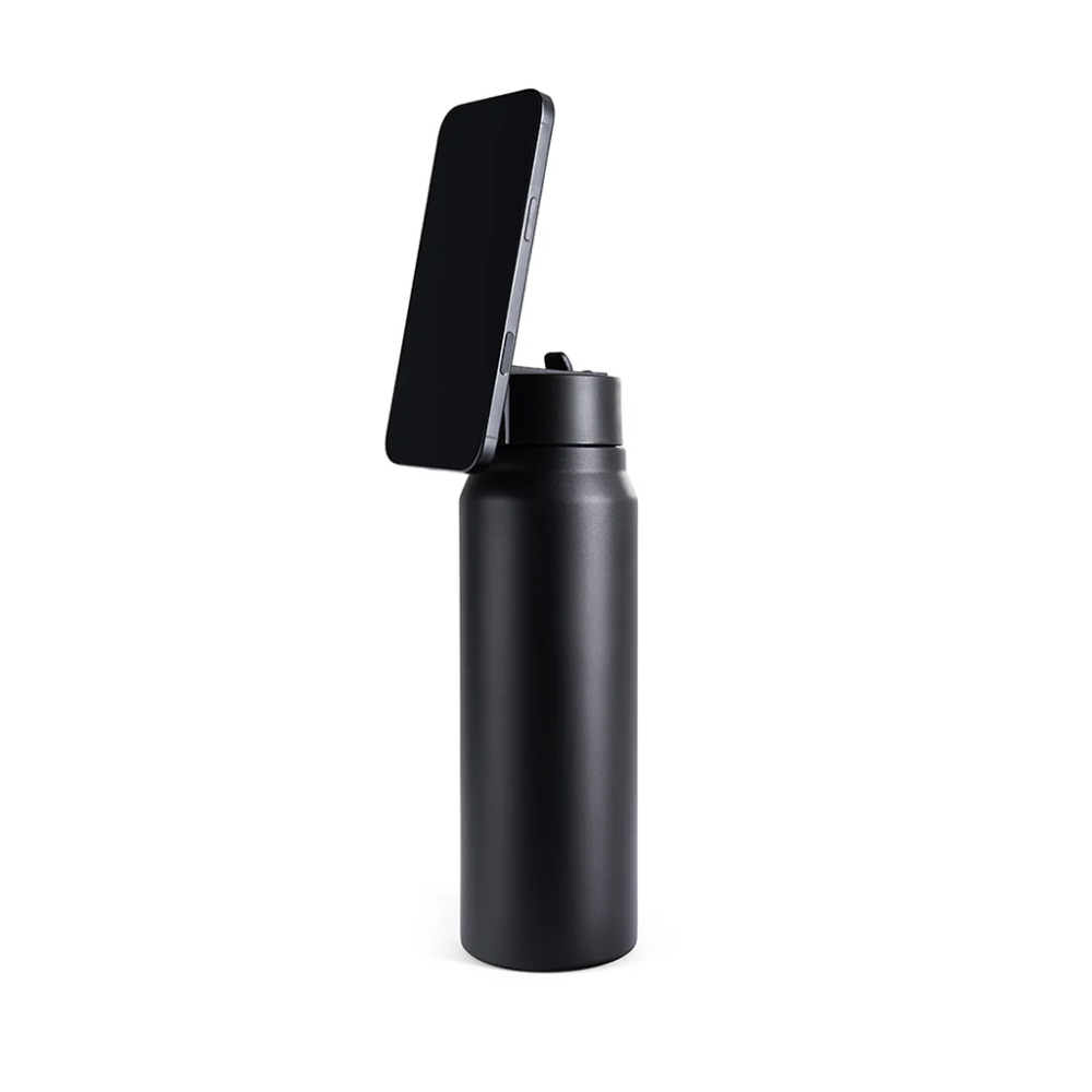 Tank Magnet Insulated Stainless Steel Water Bottle 1000ml – Black