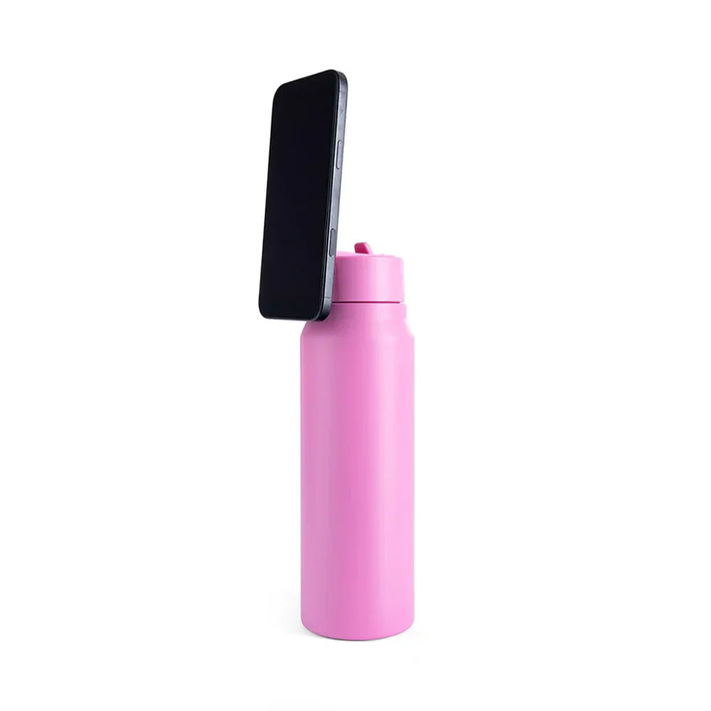 Tank Magnet Insulated Stainless Steel Water Bottle 1000ml – Hot Pink
