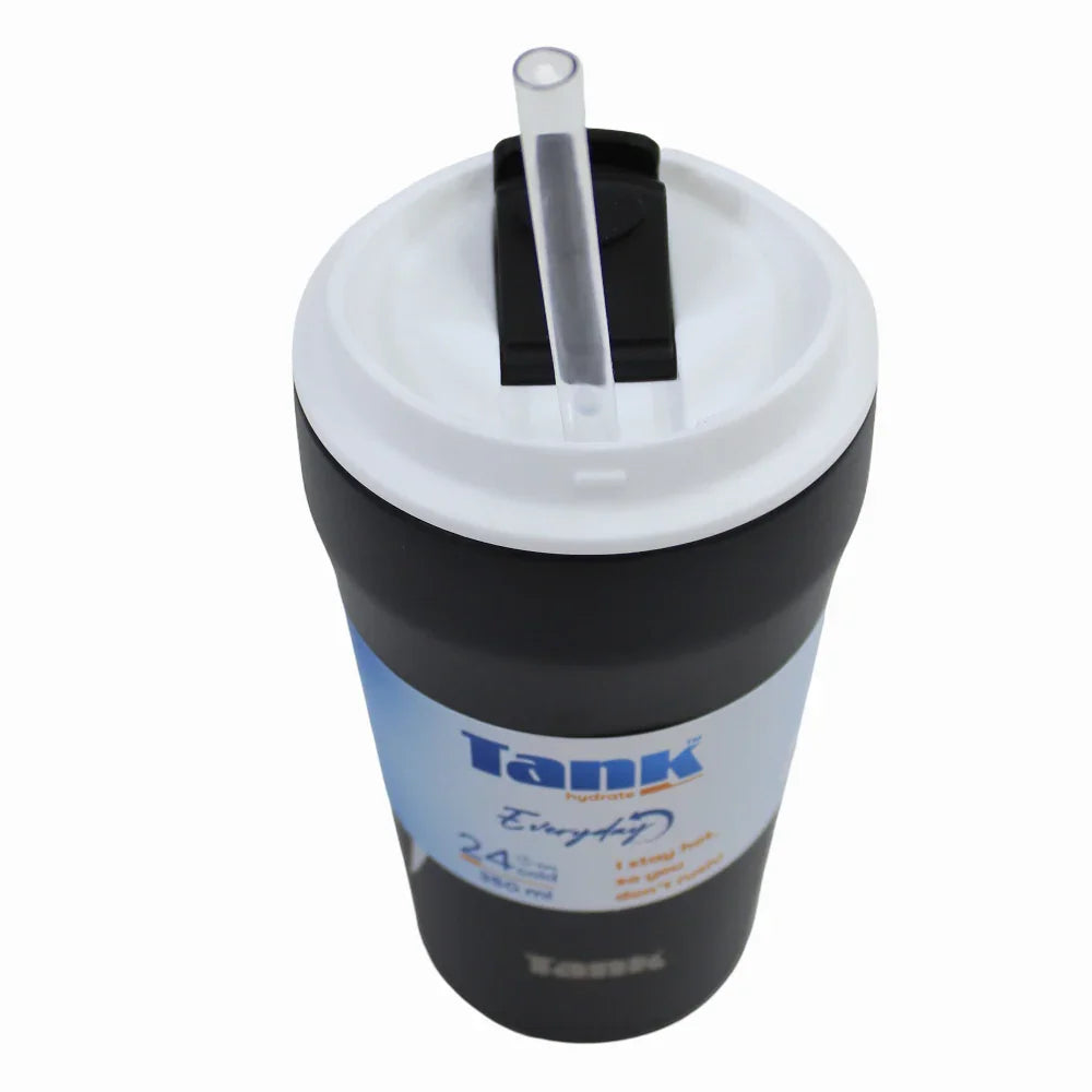 Tank BTL Stainless Steel Everyday Mug 350ml - Black