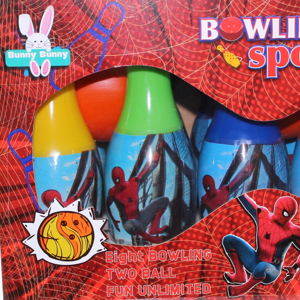 Spiderman Themed Bowling Set