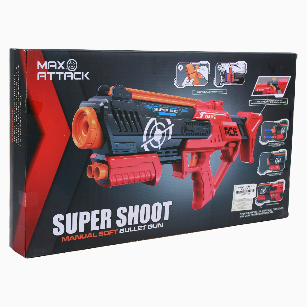 Super Shoot Soft Bullet Toy Gun