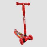 Foldable Light Wheels Red Scooter – Fun, Safe & Portable