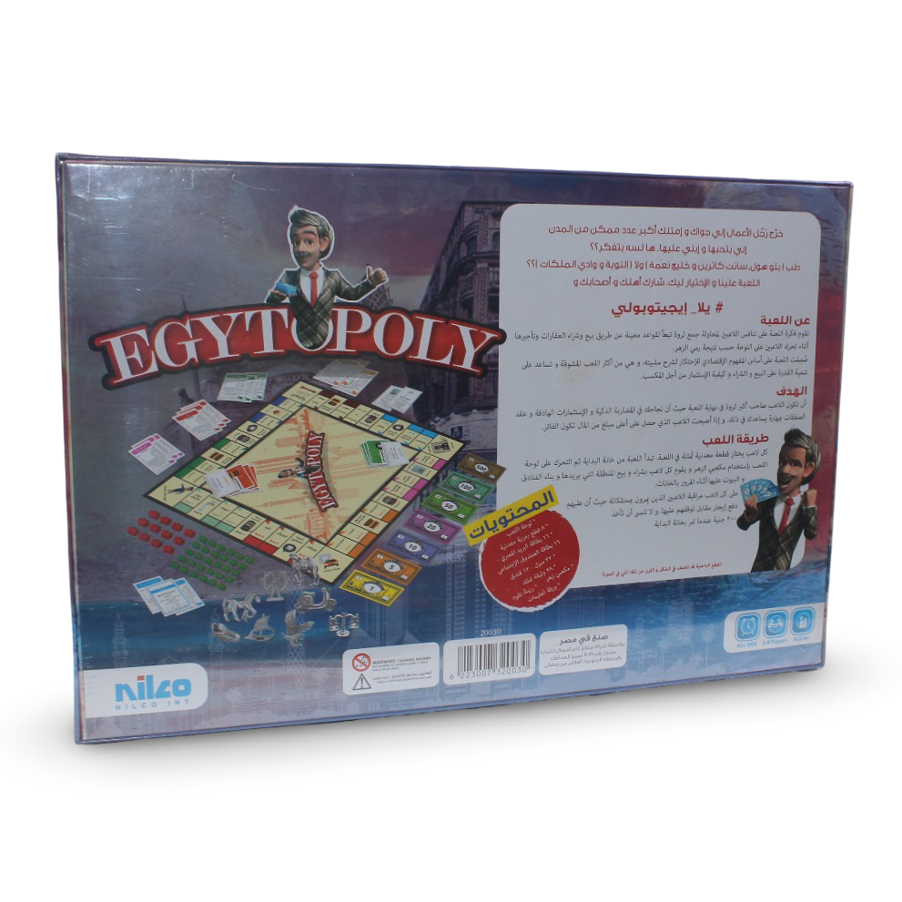 Nilco Egytopoly Classic Strategy Board Game