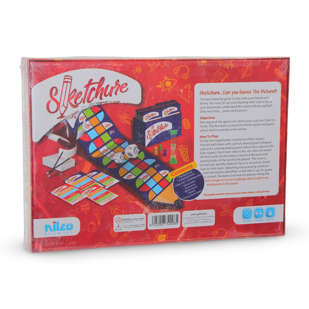 Nilco English Sketchure Board Game