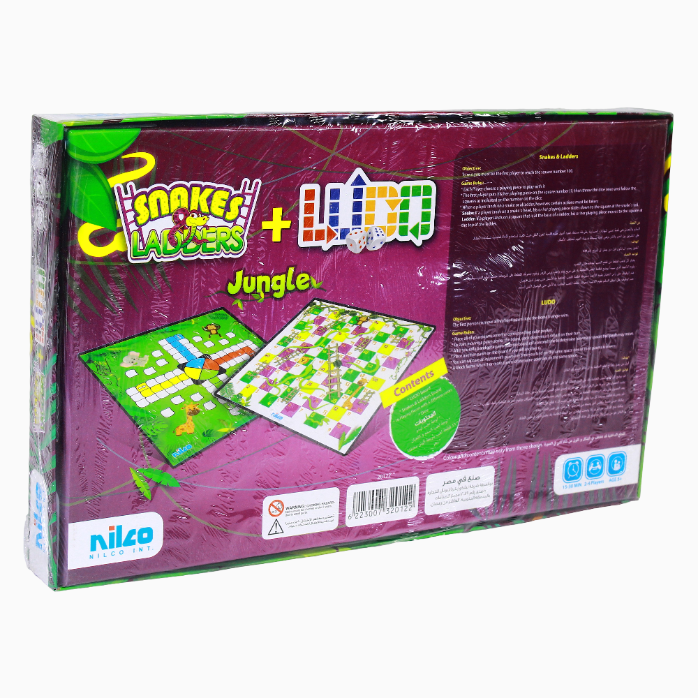 Jungle Ludo & Snakes and Ladders Game