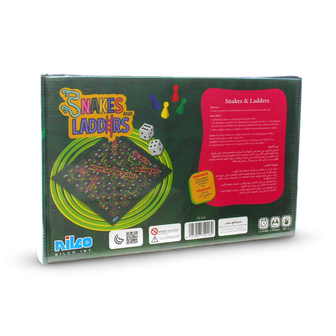 Nilco Snakes & Ladders Board Game