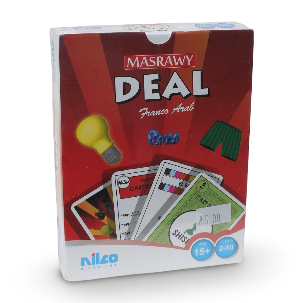 Nilco Masrawy Deal Franco Arab Card Game - Toys