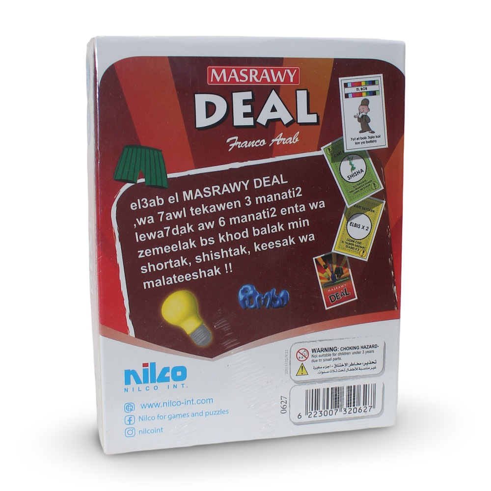 Nilco Masrawy Deal Franco Arab Card Game