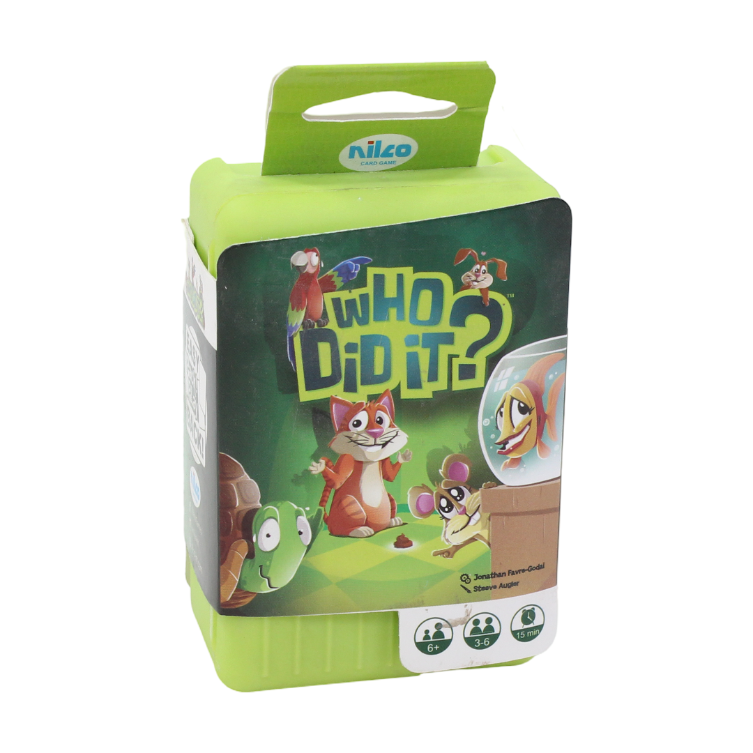 Nilco "Who Did It?" Card Game - Toys