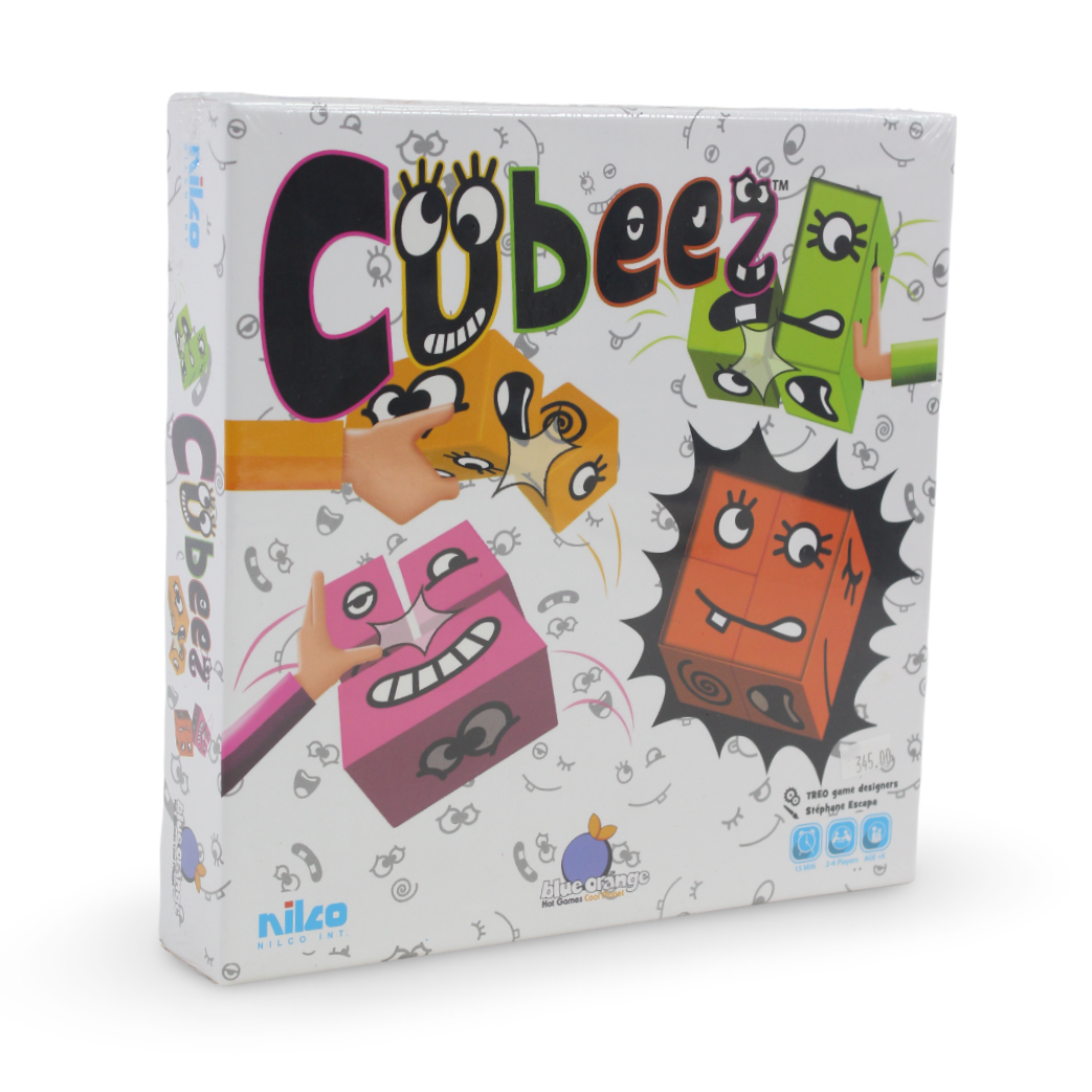Nilco Blue Orange Cubeez Cubies Card Game