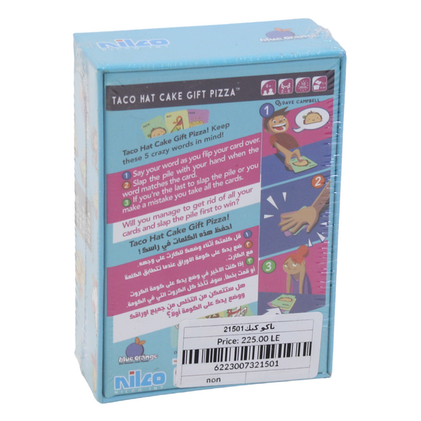 Nilco Taco Hat Cake Gift Pizza Card Game