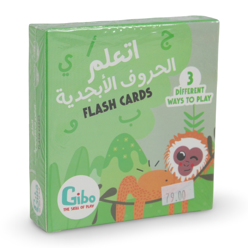 Nilco Gibo Learn the Arabic Alphabet Flash Cards