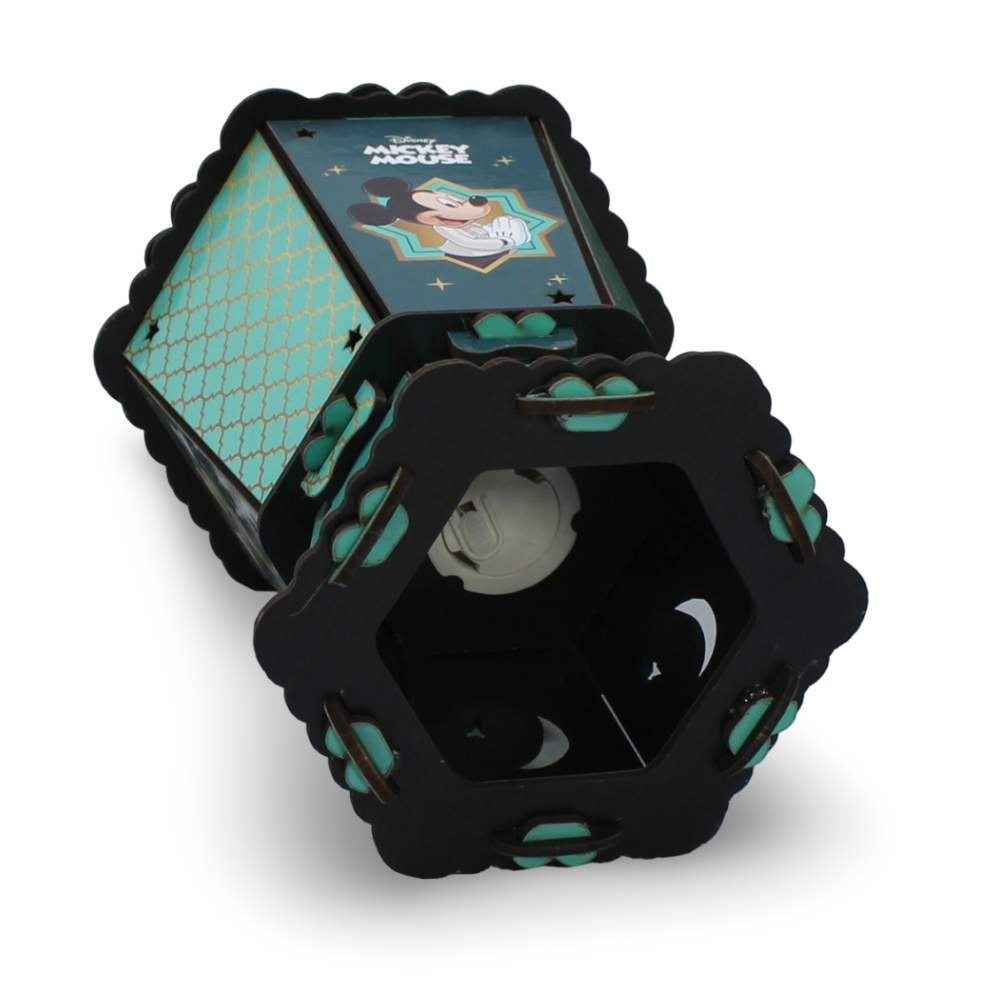 Nilco Mickey Mouse Ramadan Lantern – Green Decorative Fanous