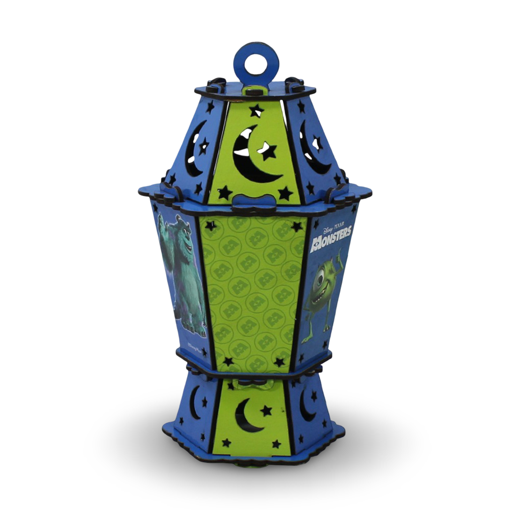 Nilco Monsters Ramadan Lantern – Blue & Green Decorative Fanous
