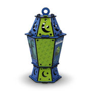 Nilco Monsters Ramadan Lantern – Blue & Green Decorative Fanous