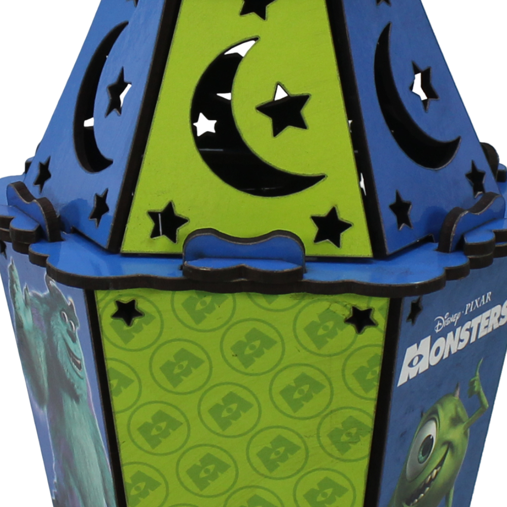 Nilco Monsters Ramadan Lantern – Blue & Green Decorative Fanous
