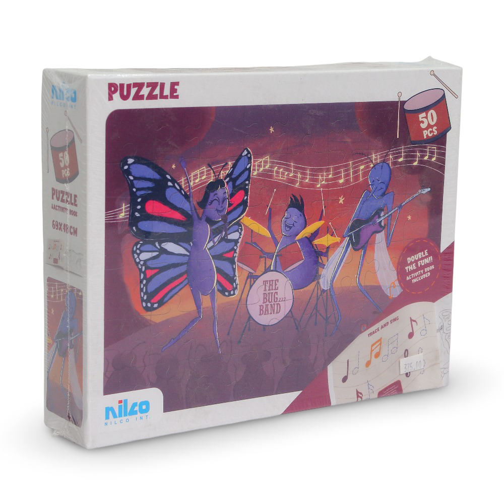 Nilco "The Bug Band" Jigsaw Puzzle - 50 Pcs - Toys