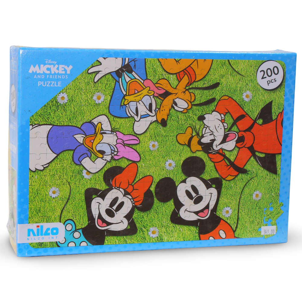 Nilco Mickey Mouse and Friends Puzzle – 200 Pieces