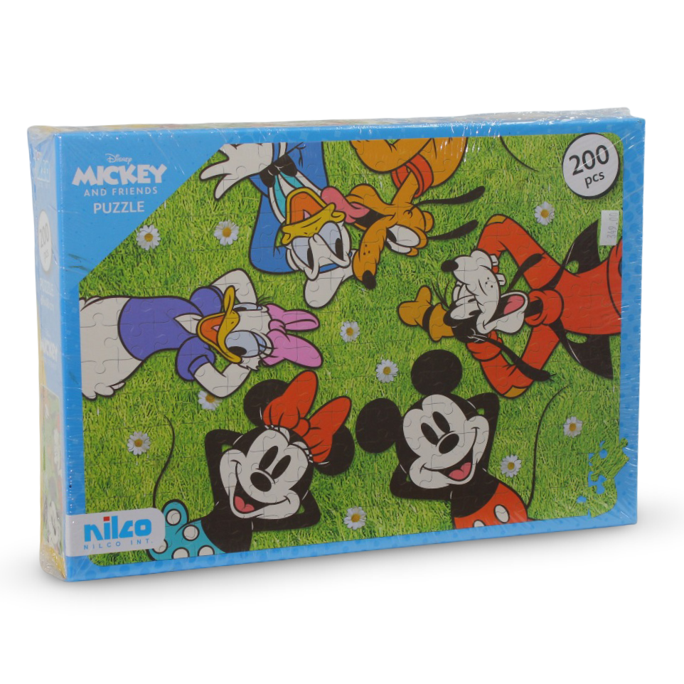 Nilco Mickey Mouse and Friends Puzzle – 200 Pieces - Toys