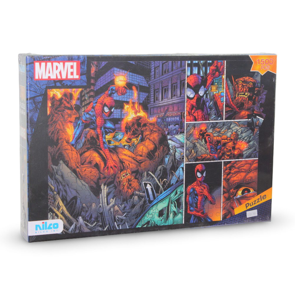 Nilco Marvel Spider-Man Comics Edition Puzzle – 1500 Pieces - Toys