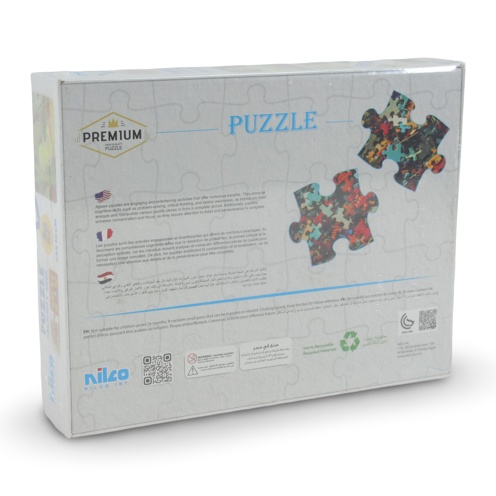 Nilco Athletic Insects Puzzle – 50 Pieces