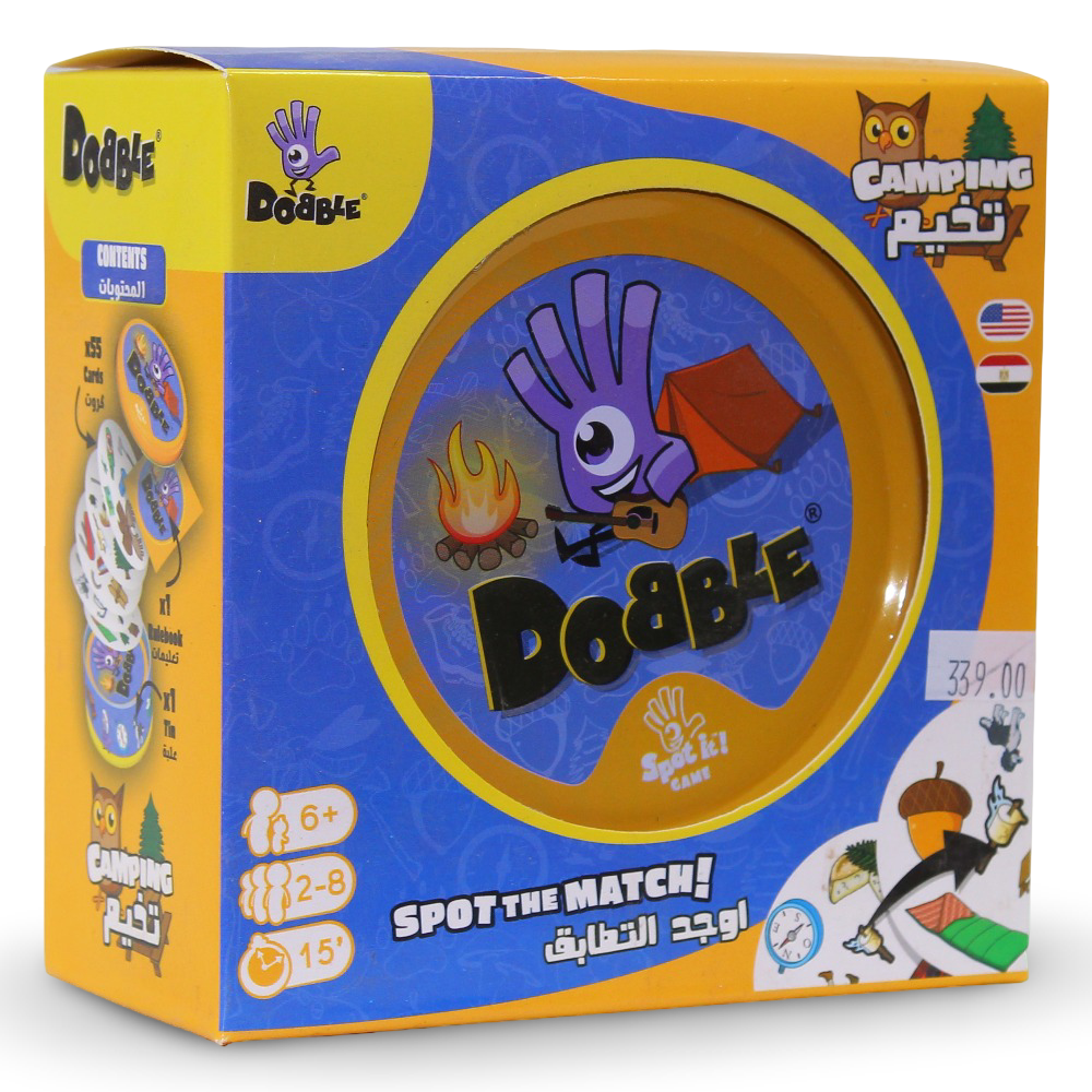 Nilco Dobble Spot the Match Camping Card Game – Orange