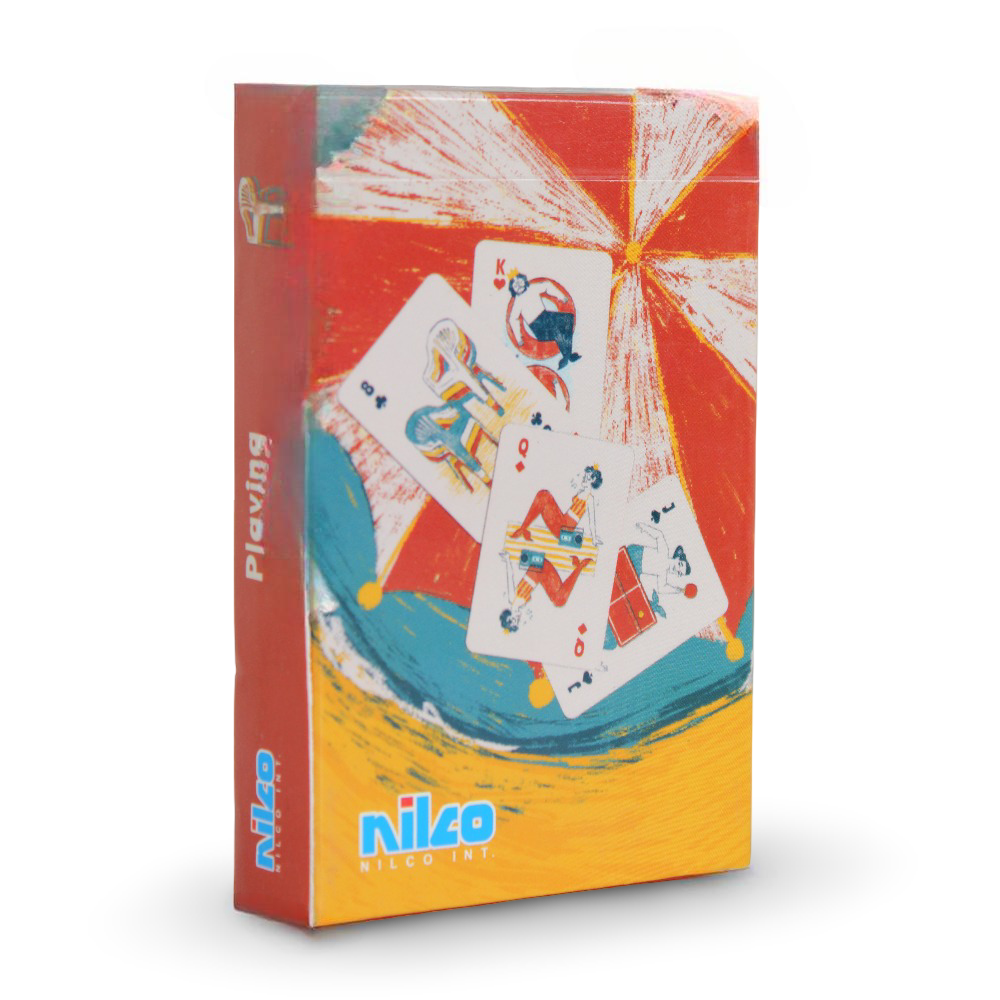 Summer Playing Cards – Classic 52-Card Deck with Beach Design