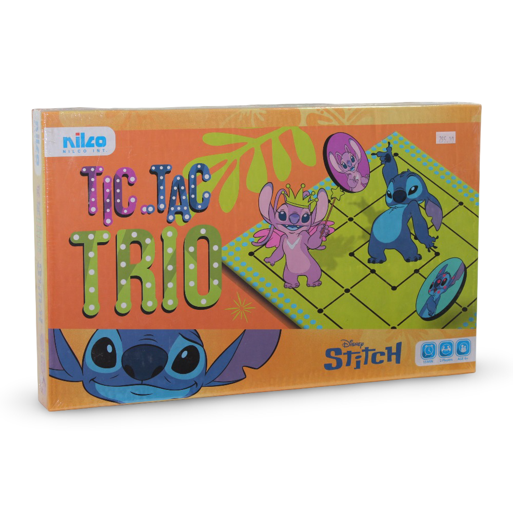 Stitch Tic Tac Trio Board Game - Toys - Nilco