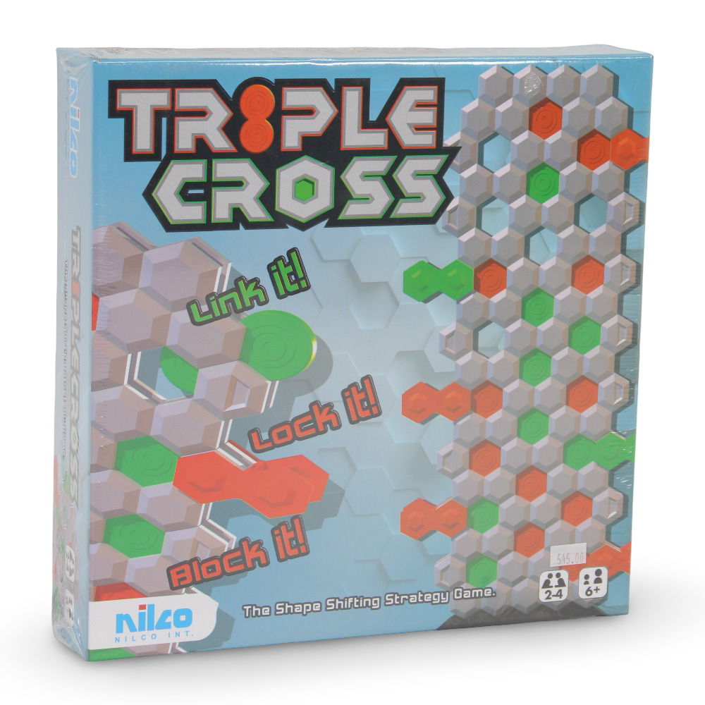 Nilco Triple Cross Strategy Board Game - Toys