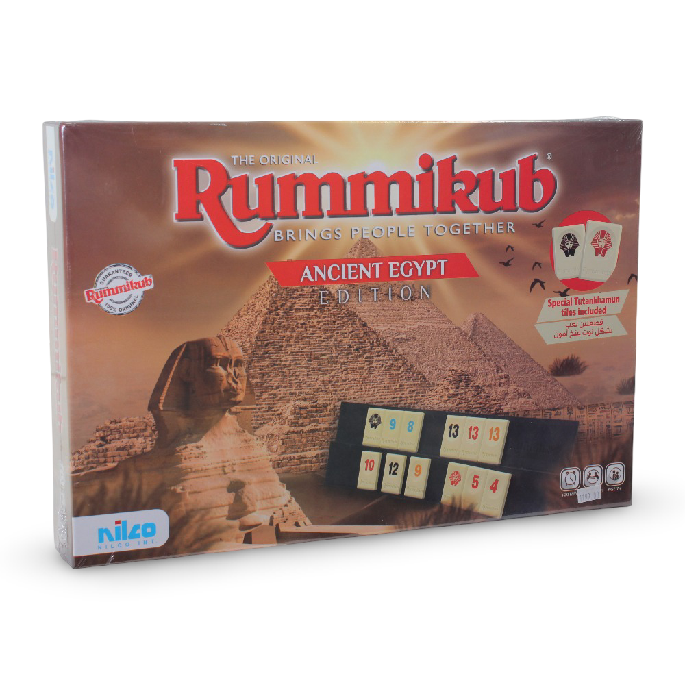 Nilco Rummikub Ancient Egypt Edition Strategy Board Game