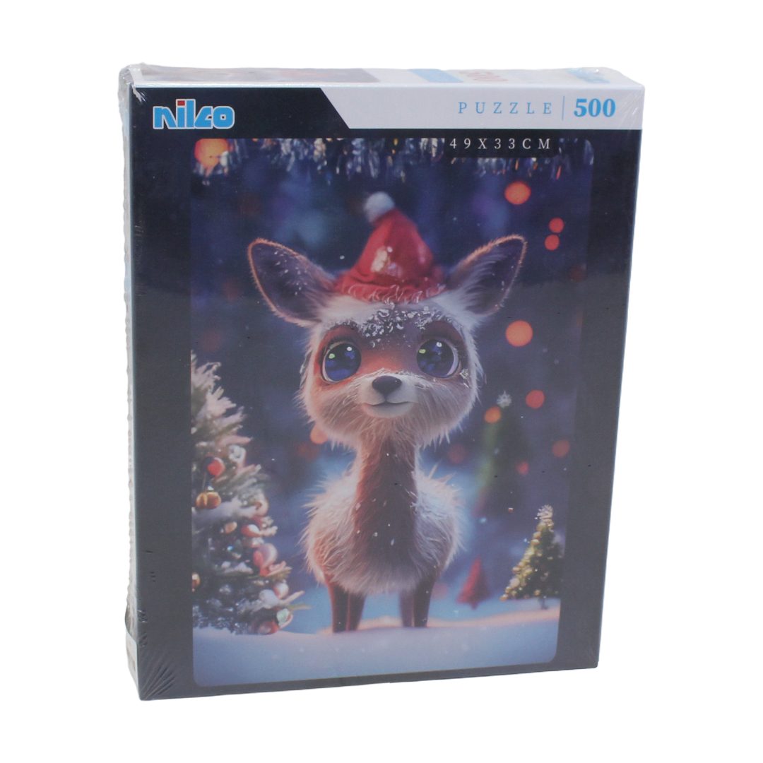 Nilco Christmas Jigsaw Puzzle Box – 500 Pcs - Toys