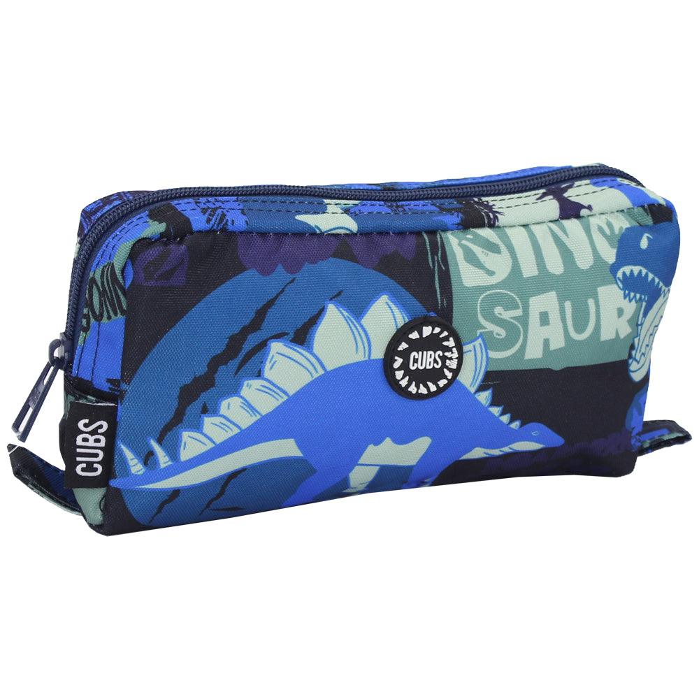 Cubs BLUE DINOS PENCIL CASE - Ourkids - Cubs