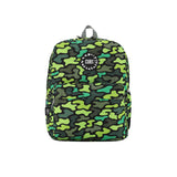 Cubs Neon Green Camo Junior Student Backpack