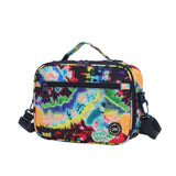 Cubs Black Tie Dye Swirls Cross Body Lunch Bag