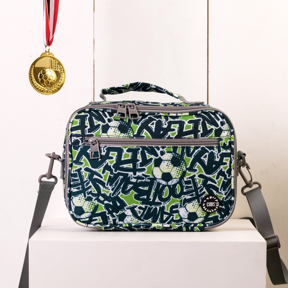 Cubs Graffiti Football - Lunch Bag