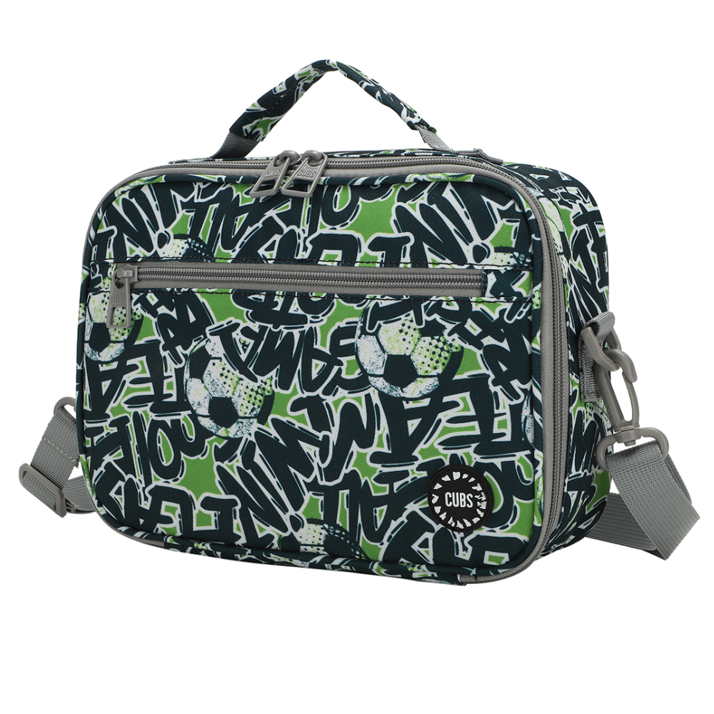Cubs Graffiti Football - Lunch Bag