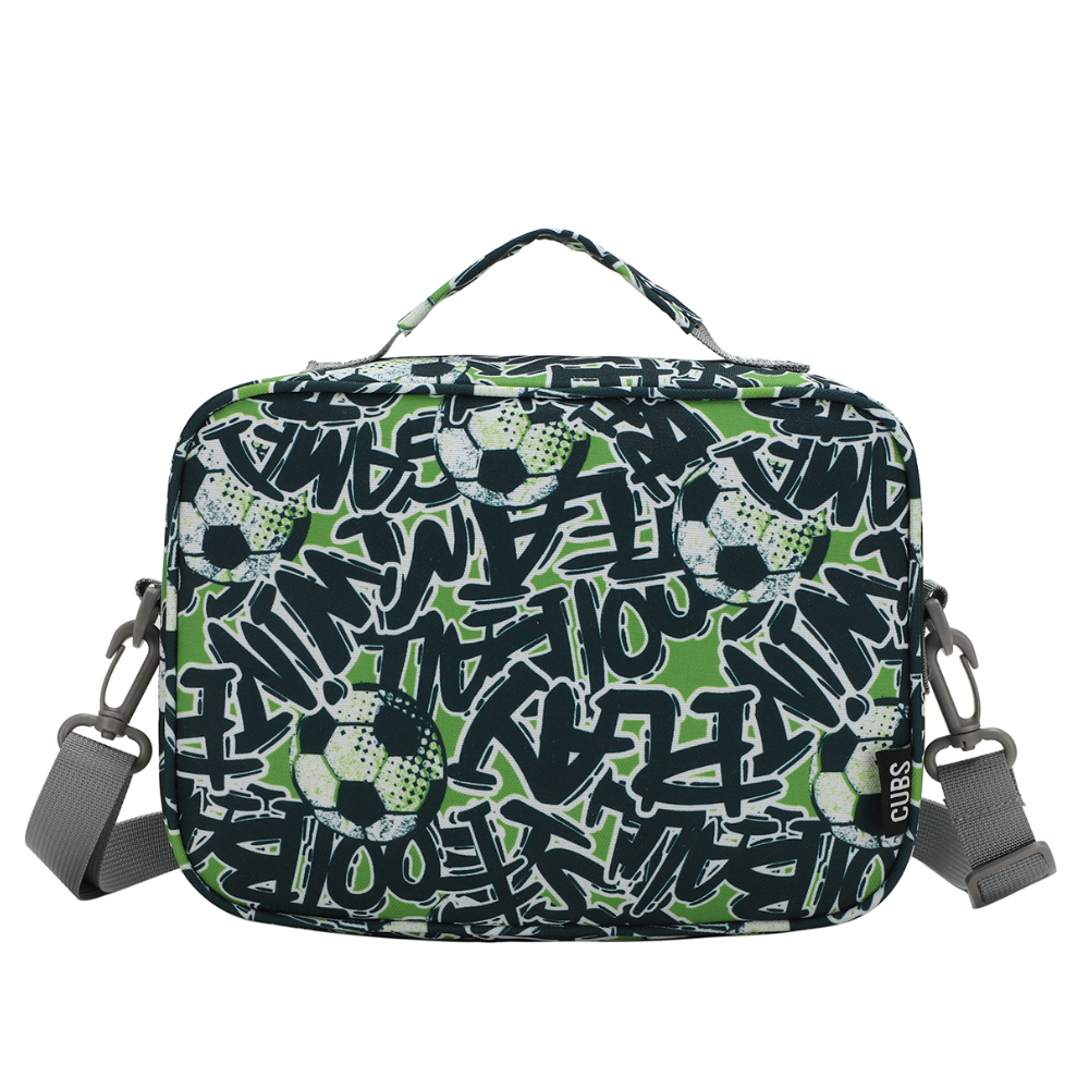 Cubs Graffiti Football - Lunch Bag