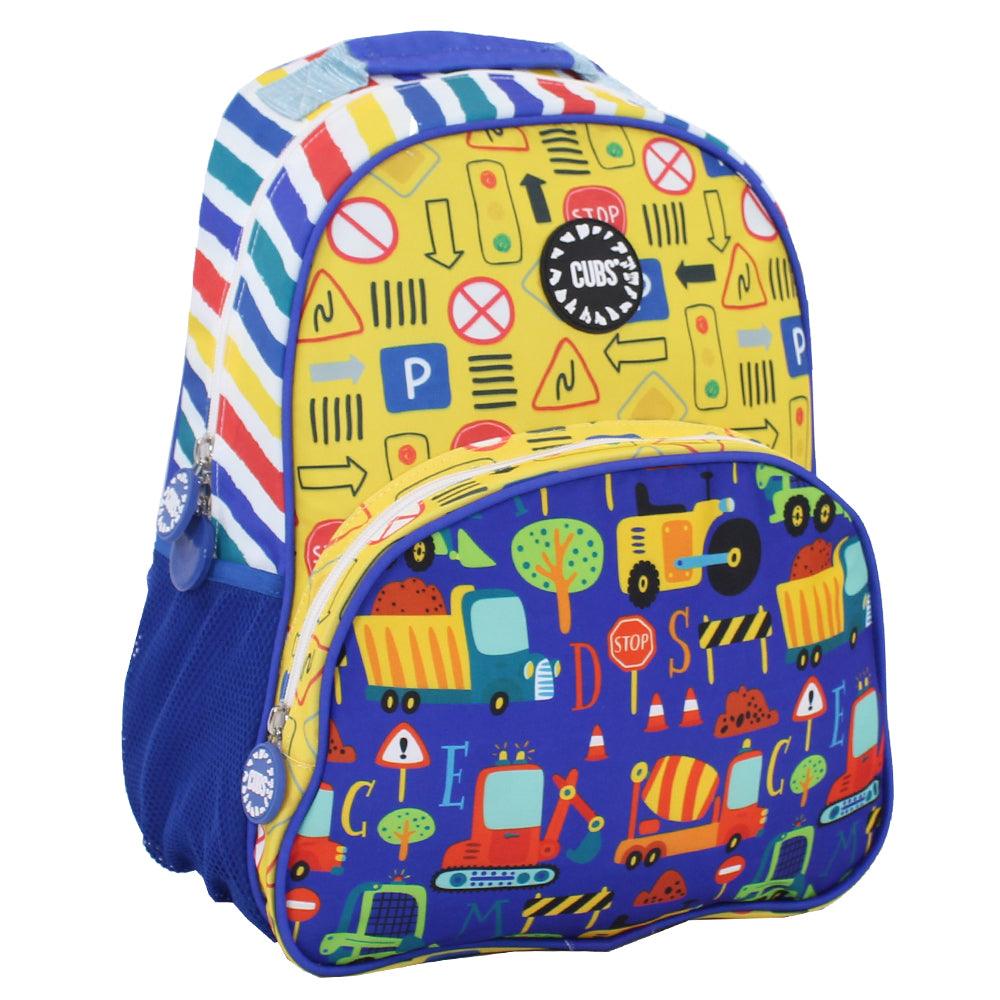 CUBS CARS & TRUCKS PRE-SCHOOL BACKPACK - Ourkids - Cubs