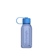 M Design Square Bottle with Strap 500ml - Blue