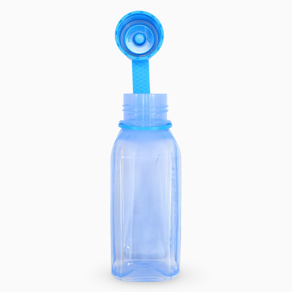 M Design Square Bottle with Strap 500ml – Blue