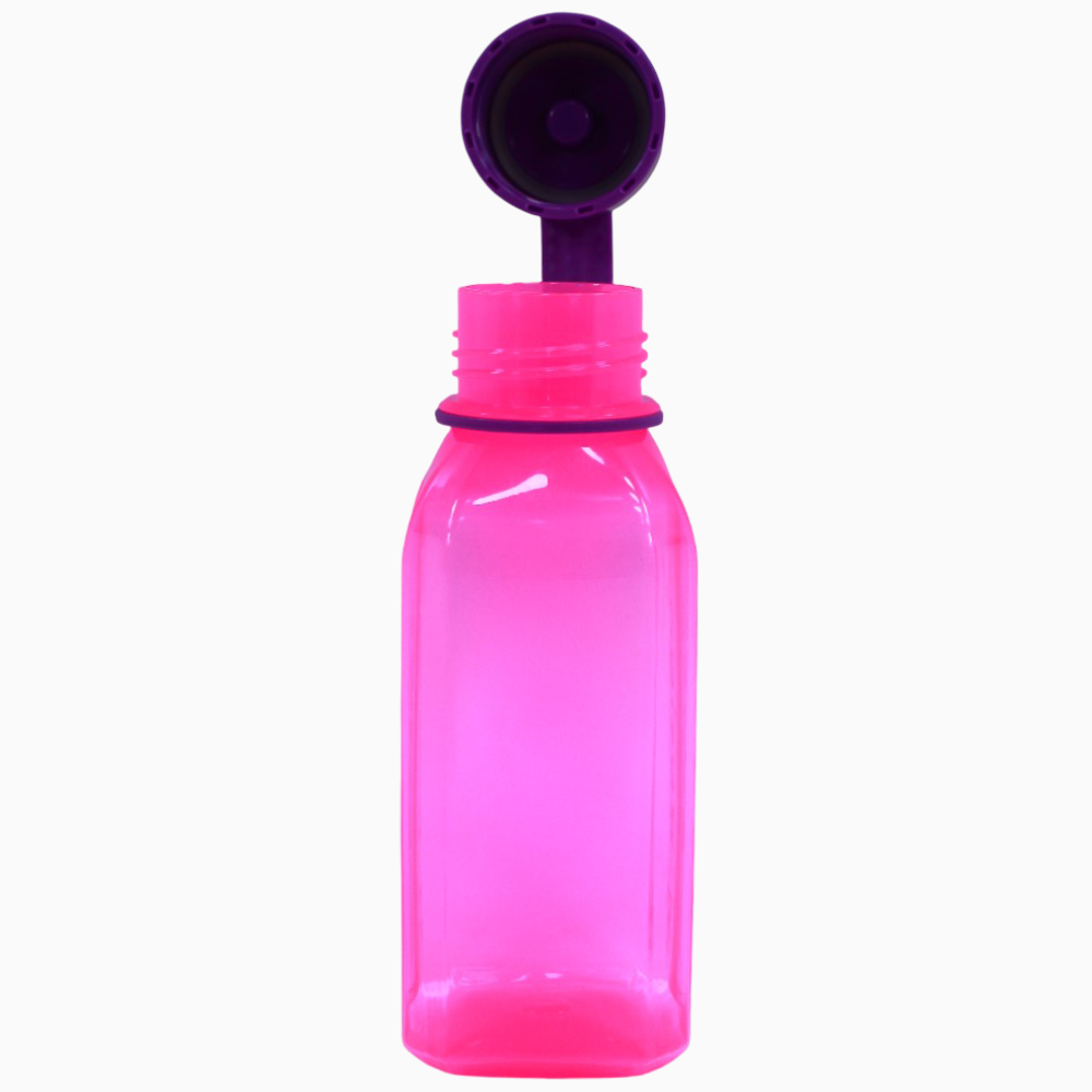 M Design Square Bottle with Strap 500ml - Pink