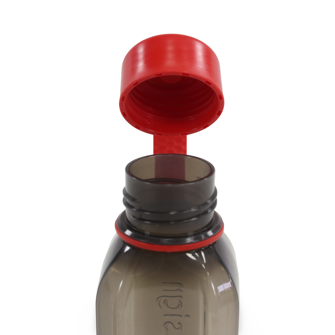 M Design Square Bottle with Strap 500ml – Black