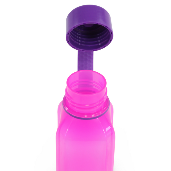 M-Design Square Bottle with Strap 650ml – Pink